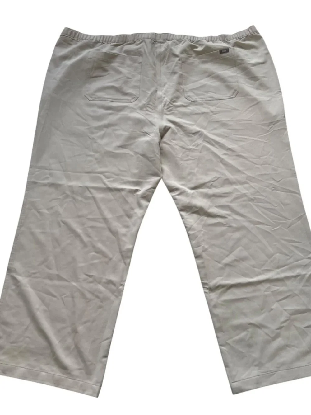 Figs Scrub pants Pisco Basic khaki beige drawstring elastic waist mens 6XLS